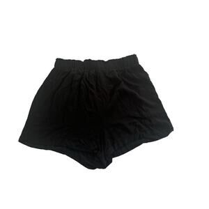 Bloomchic 14 High Waisted Pullon Shorts Black NWT Elastic Waist #2842